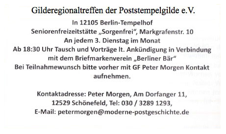 Treffen der Poststempelgilde
