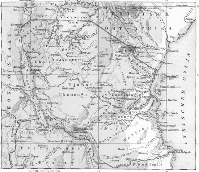 Kionga Landkarte 1