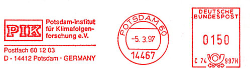 Klimawandel PIK Potsdam Institut für Klimafolgen Forschung