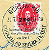 Briefmarken und Stempel - G. W. Leibnitz aus der 'Akademie-Serie' der DDR von 1950