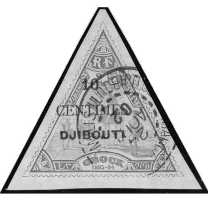 dreieckige Briefmarke