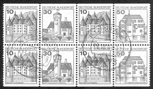 Briefmarke im Letterset-Druckverfahren