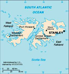 Falkland Inseln Islas Malvinas